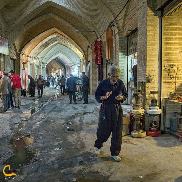عکس بازار توپخانه در کرمانشاه