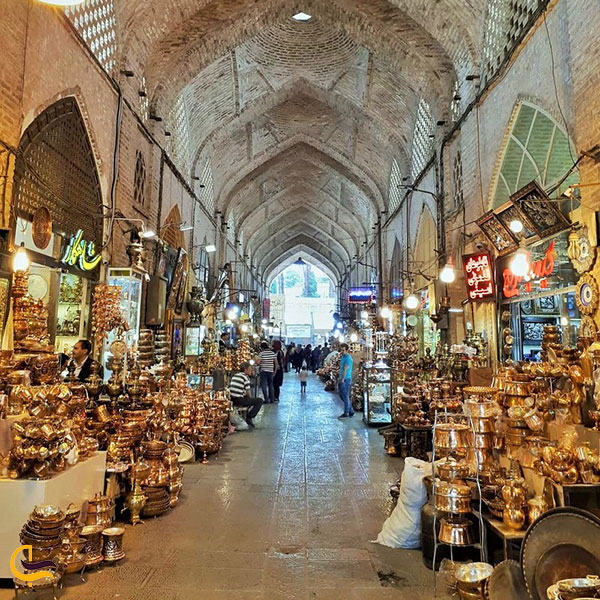 عکس بازار مسگرها در کرمانشاه