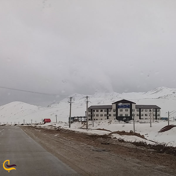 عکس موقعیت پیست اسکی پولادکف سپیدان در شیراز