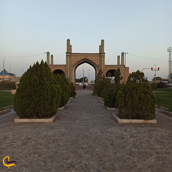 عکس دروازه تهران قدیم در قزوین