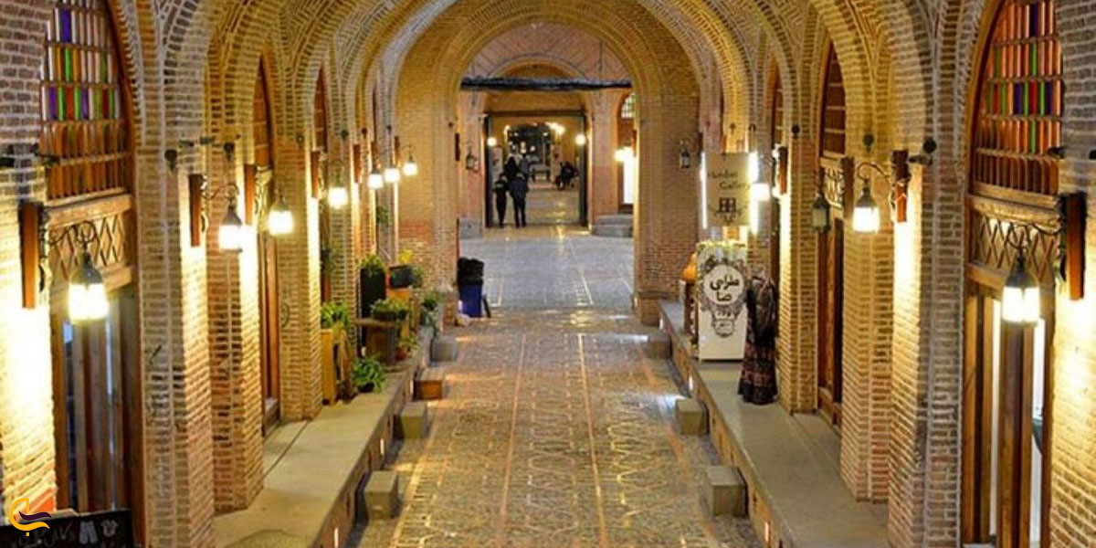 عکس بازار سعدالسلطنه قزوین