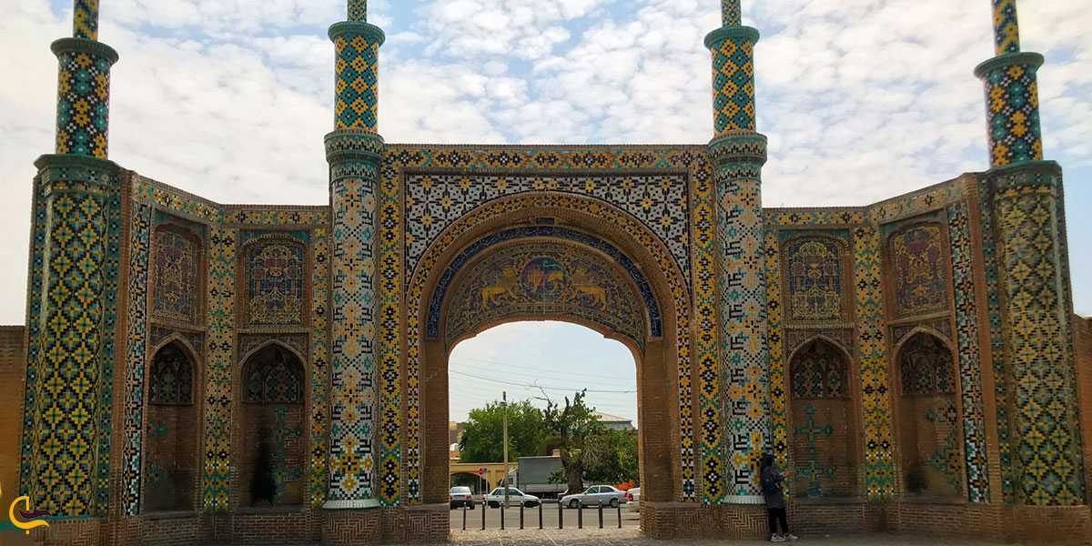 عکس دروازه درب کوشک قزوین