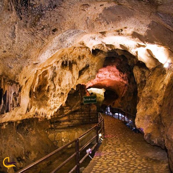 تصویری از غار قوری قلعه کرمانشاه