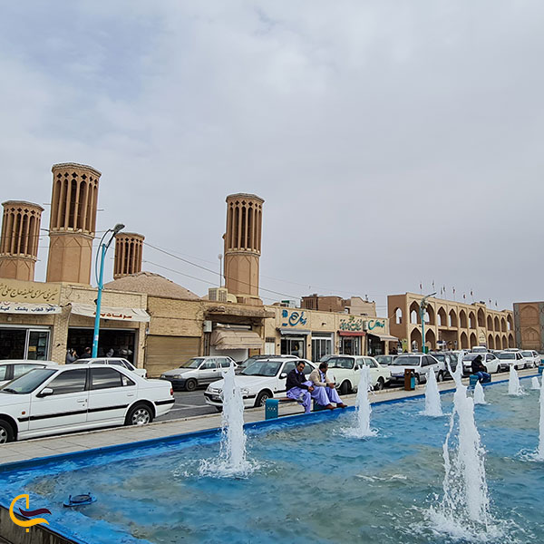 عکس آب انبارهای میدان امیر چخماق در یزد