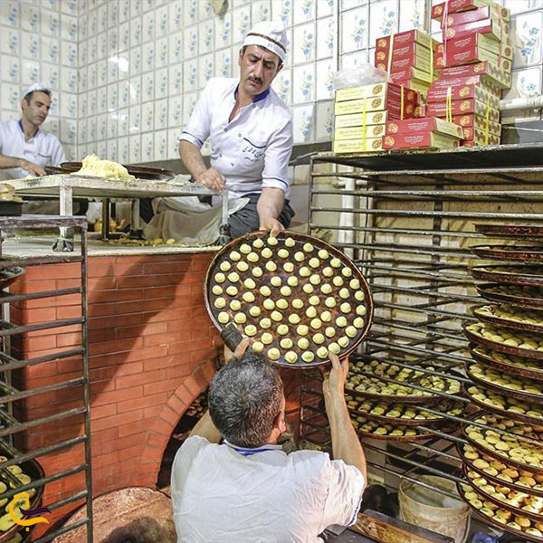 عکس بازار نان برنجی در کرمانشاه