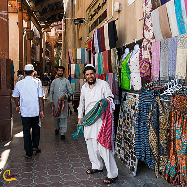 عکس بازار عمده فروشی پارچه دبی