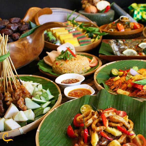 تصویری از غذاهای محلی مالزی