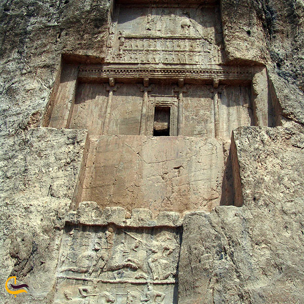 عکس عکس مجموعه باستانی نقش شیراز رستم در استان فارس