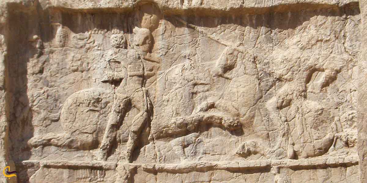 عکس نقش برجسته بهرام دوم