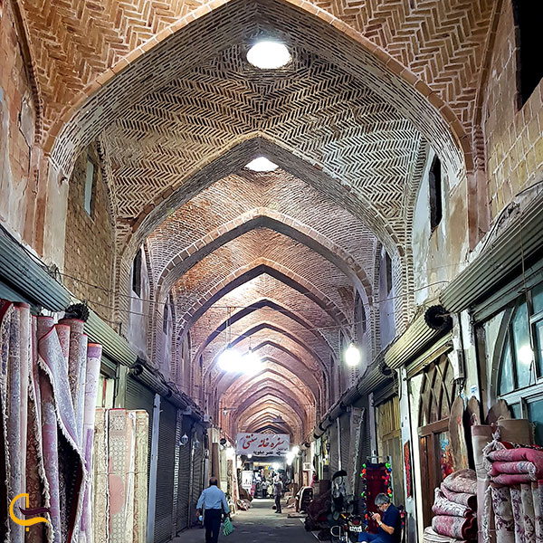 عکس معماری بازار قزوین