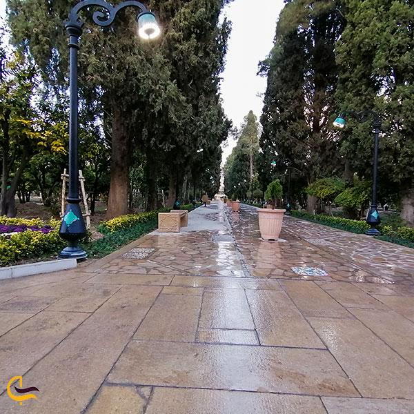 عکس باغ دلگشا یکی از باغ های تاریخی شیراز