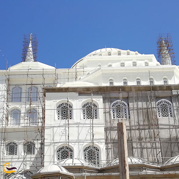 عکس نمای بیرونی مسجد مکی در زاهدان