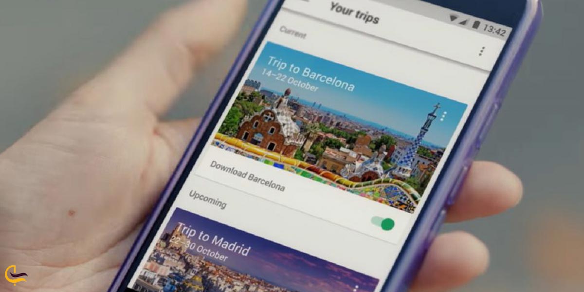 اپلیکیشن Google Trips