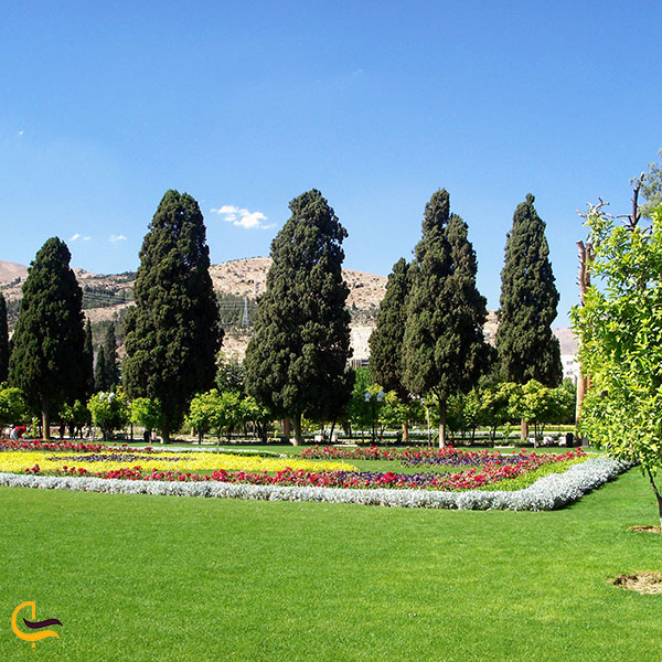 عکس طبیعت باغ جهان نمای شیراز