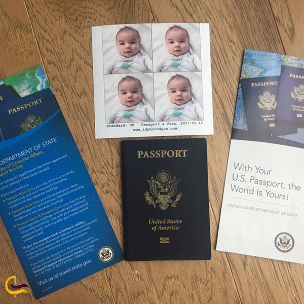 عکس مدارک لازم برای گرفتن پاسپورت
