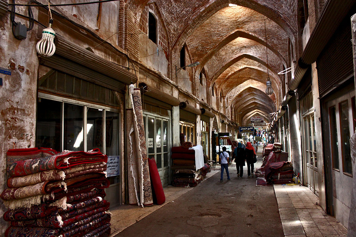 عکس بازار قزوین