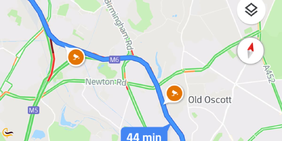 تصویری از گوگل مپس