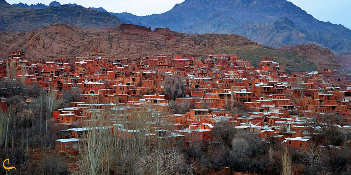 روستای ابیانه از زیباترین روستاهای پلکانی ایران