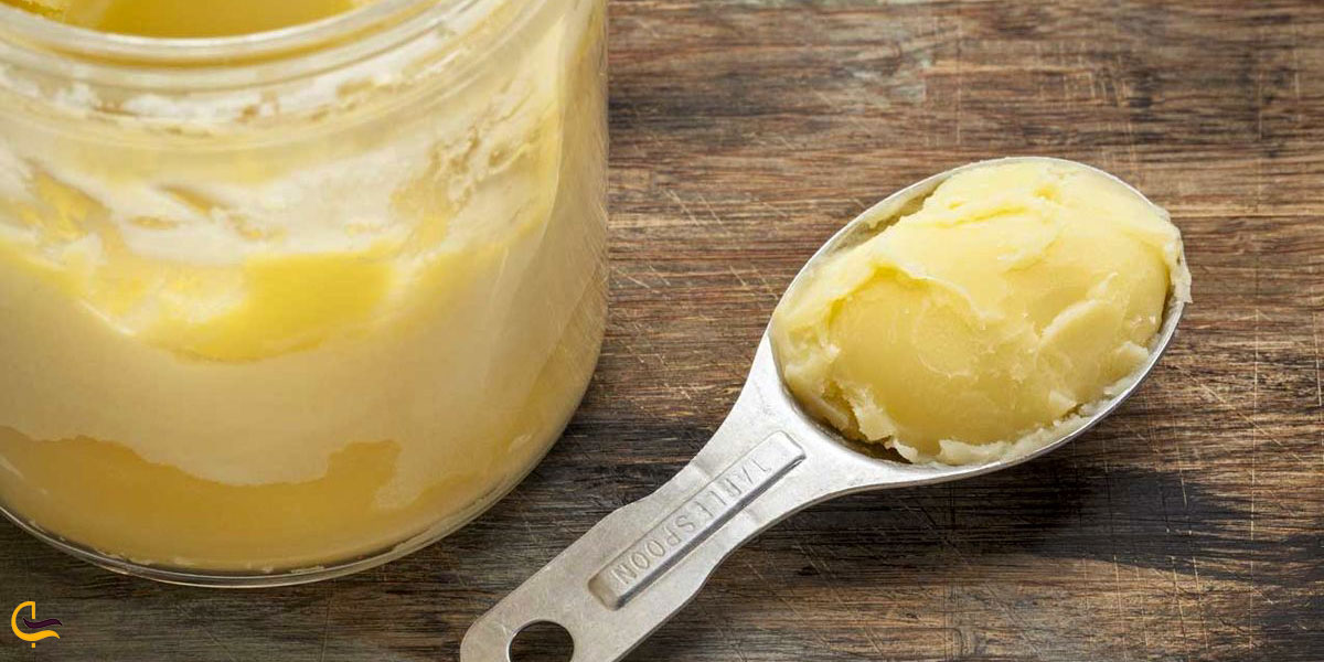 عکس روغن حیوانی سوغات خرم اباد