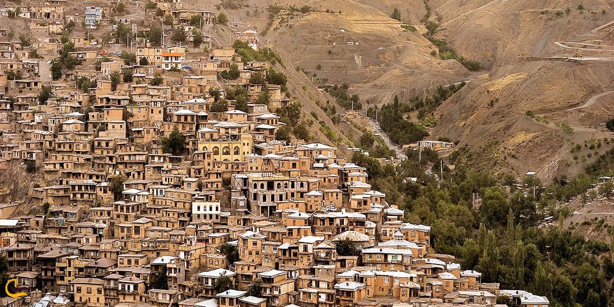 روستای کنگ طرقبه مشهد روستای پلکانی ایران