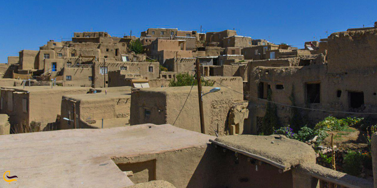 عکس روستای قلعه بالا سمنان، یکی از روستاهای پلکانی ایران