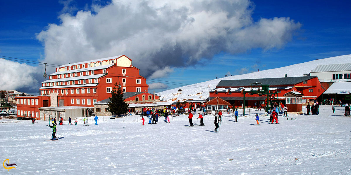 عکس پیست اسکی ساکلیکنت آنتالیا