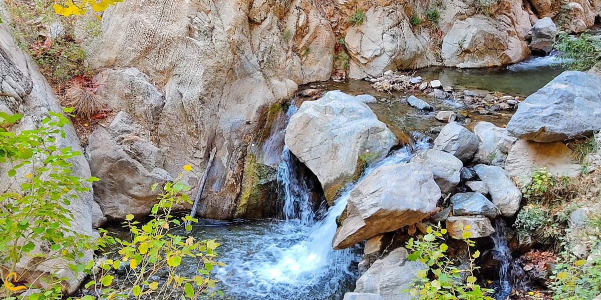 رودخانه و آبشار روستای بوژان نیشابور