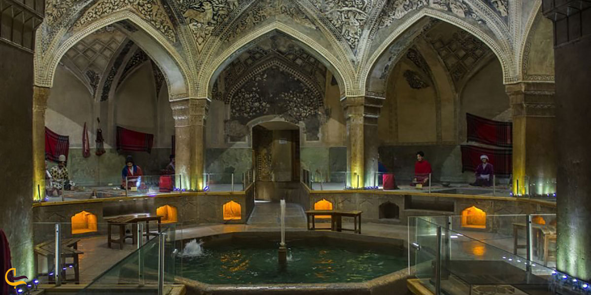 عکس حمام مجموعه گنجعلی خان از جاهای دیدنی بازار کرمان