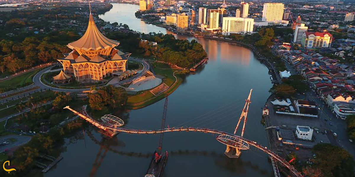 عکس شهر کوچینگ یکی ازدیدنی ترین شهرهای مالزی