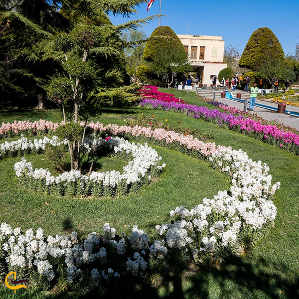 عکس بخش‌های مختلف باغ گل ها در کرمانشاه