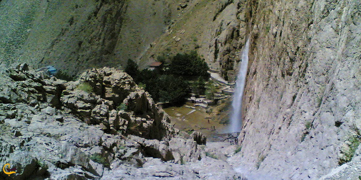 عکس موقعیت آبشار سمیرم اصفهان