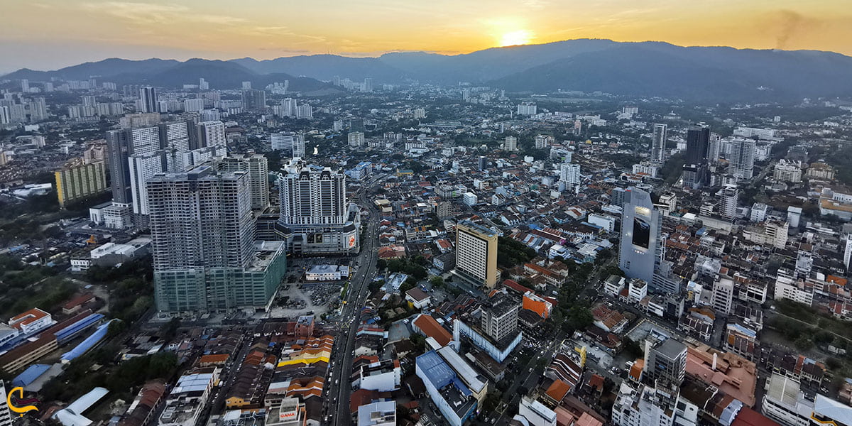 عکس شهر پنانگ مالزی از شهرهای دیدنی مالزی