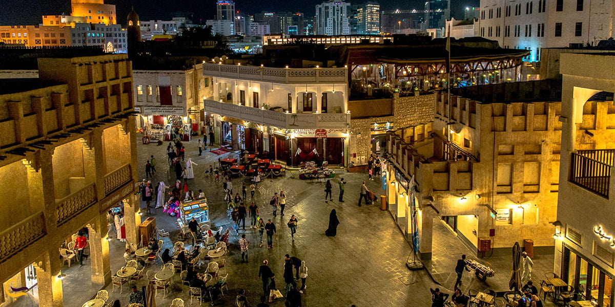 بازار سوق واقف یکی از بازارهای قطر