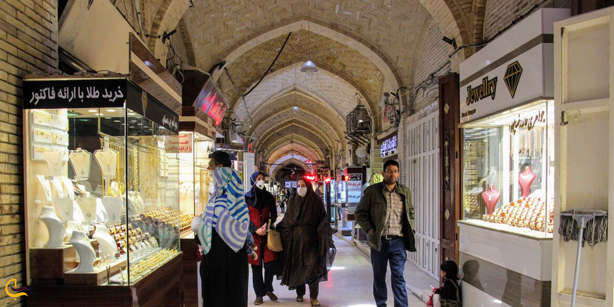 عکس بازار زرگری یا قیصریه از جاهای دیدنی بازار کرمان