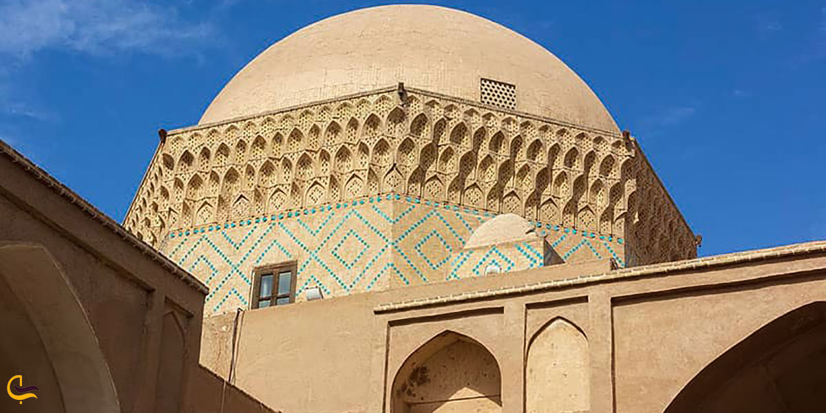 عکس گنبد مدرسه ضیائیه یزد