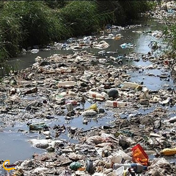 عکس آلودگی رودخانه گوهر رود