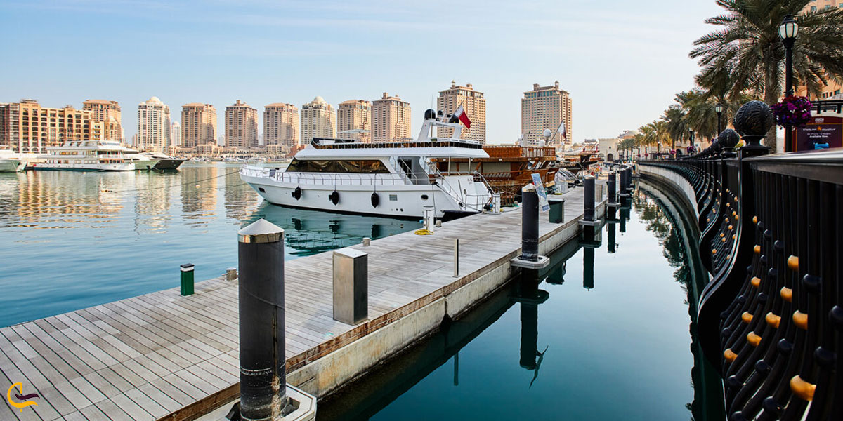 عکس ساحل وِست‌بِی جزیره مروارید قطر