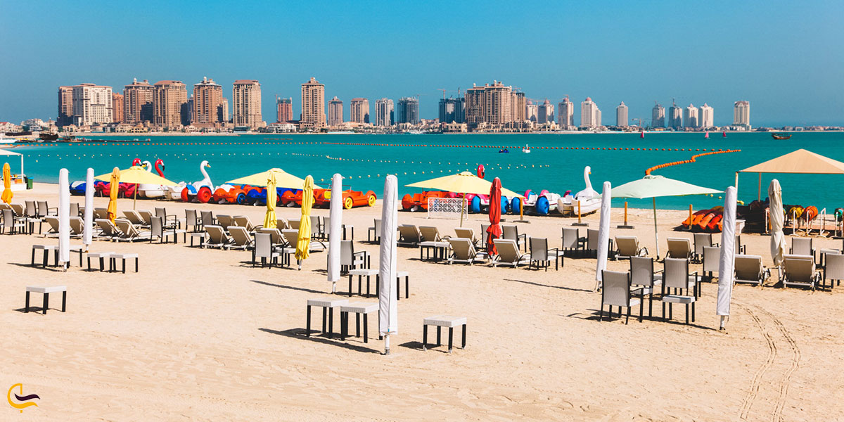 عکس ساحل کاتارا از سواحل قطر