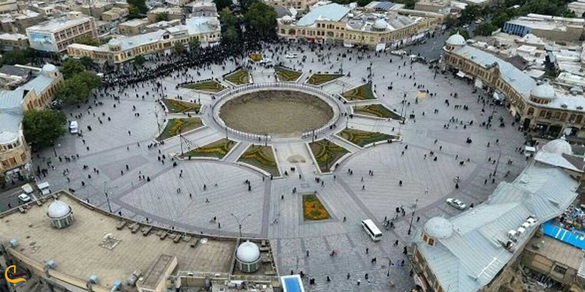 بازار بزرگ میدان امام خمینی از بازار های سنتی همدان