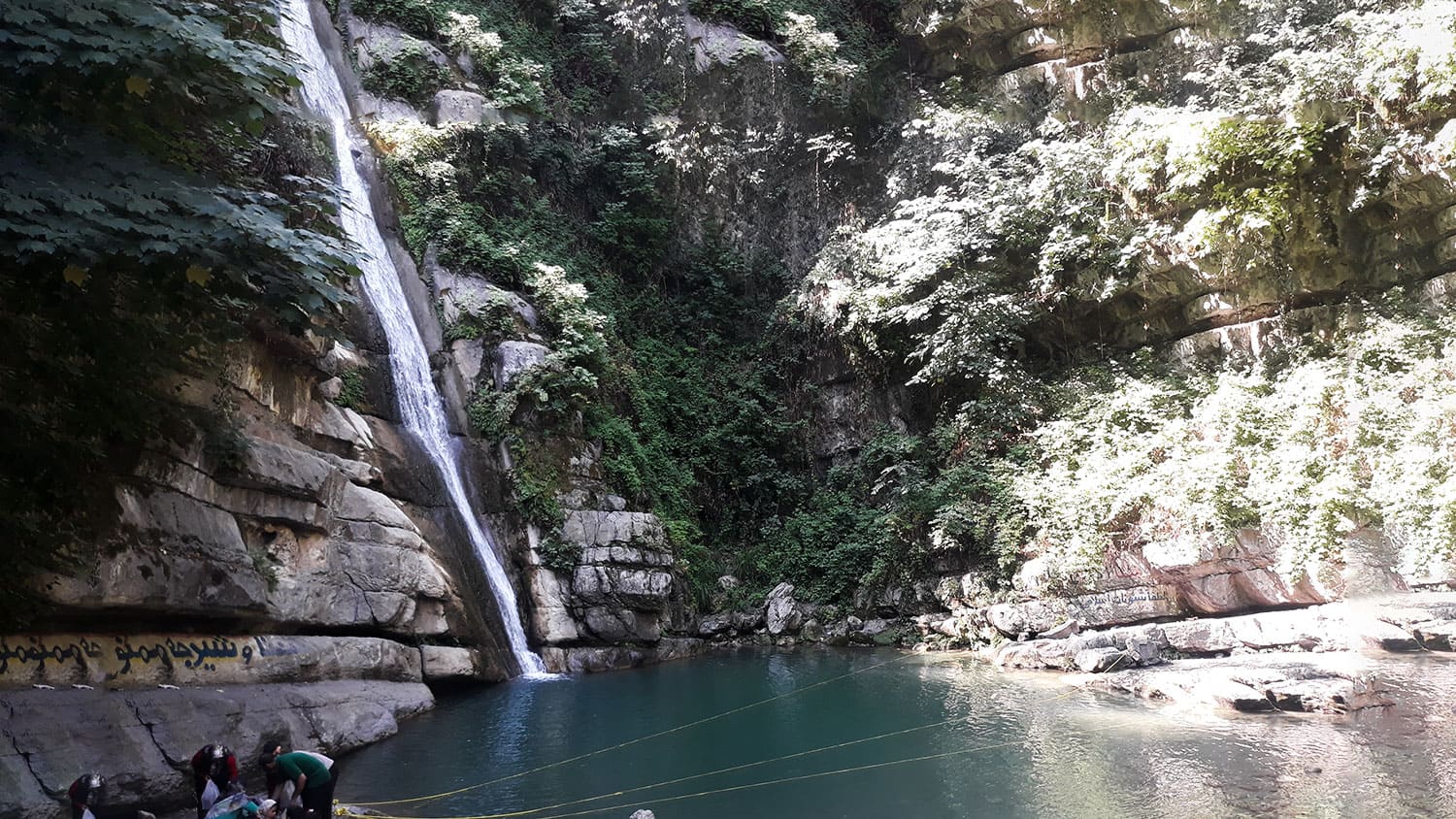 عکس آبشار هفت بهشت گلستان