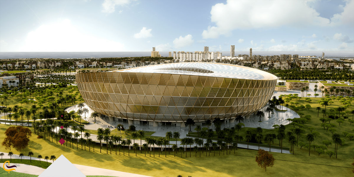 عکس استادیوم شهر لوسیل از جاهای دیدنی قطر