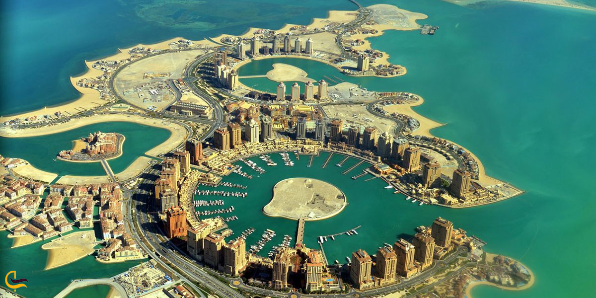 عکس جزیره مروارید از جاهای دیدنی قطر
