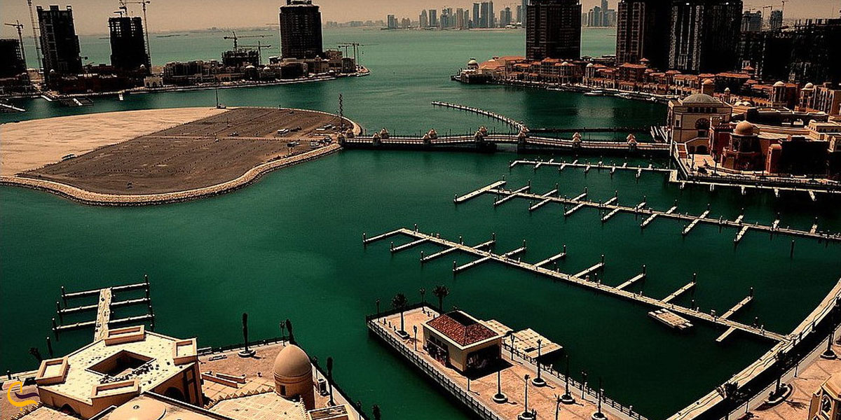 عکس جزیره مروارید از جاهای دیدنی قطر