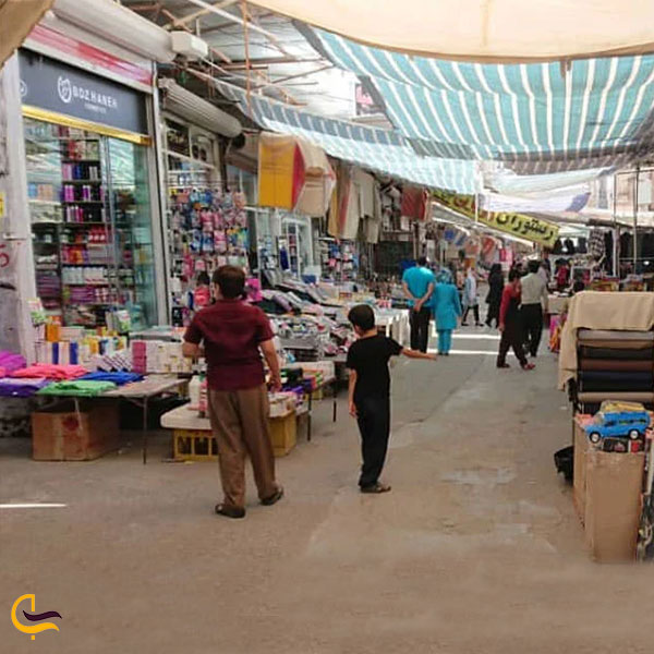 عکس بازارچه مرزی باشماق از جاهای دیدنی دریاچه زریوار مریوان