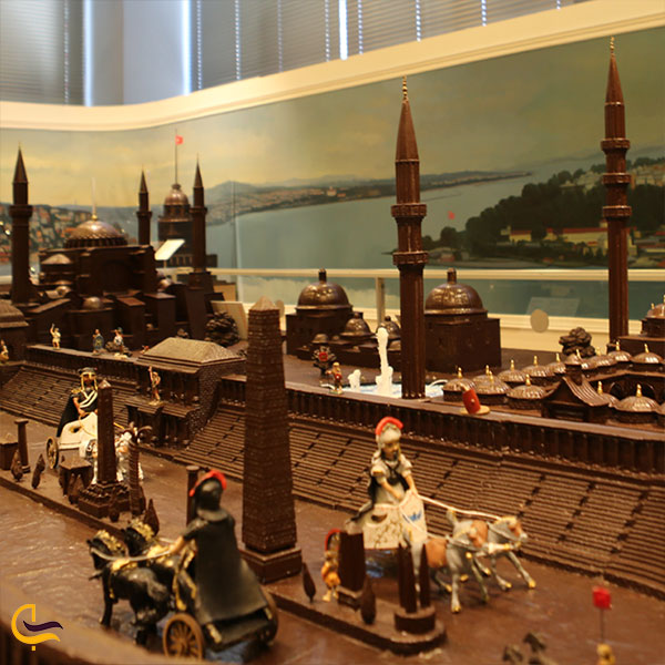 عکس تالار تمدن‌ها موزه شکلاتی استانبول
