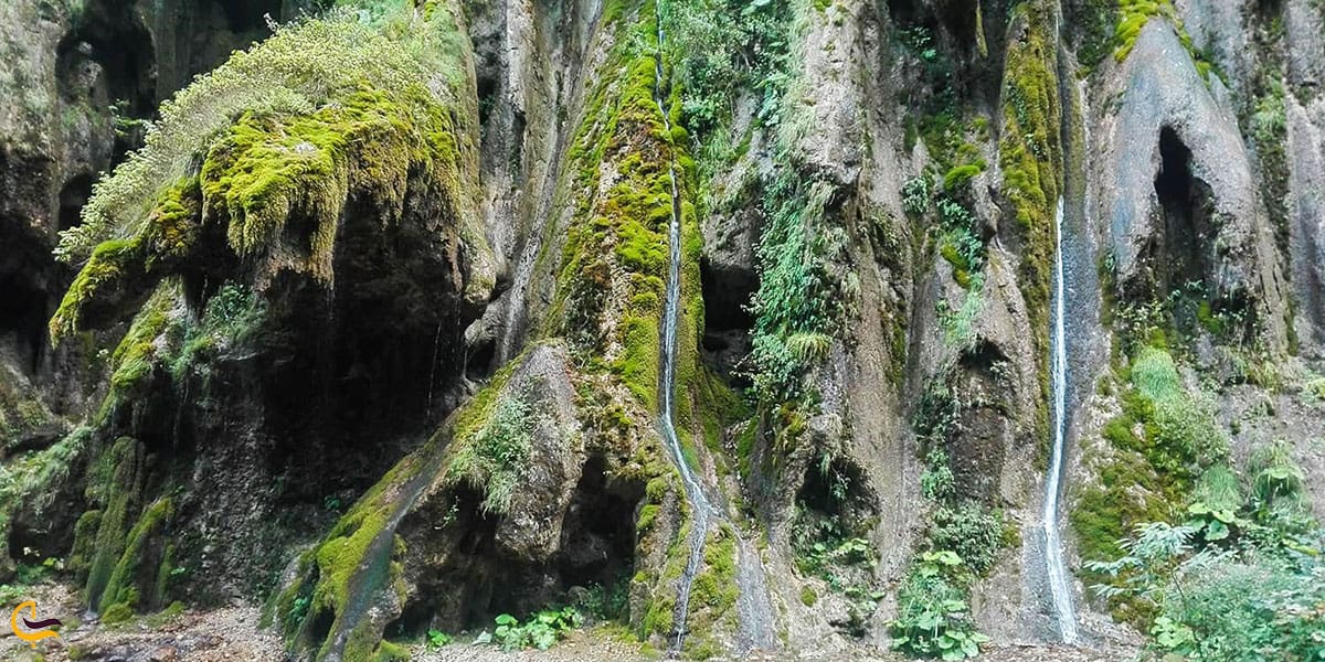 آبشار باران کوه از جاذبه‌های گردشگری جنگل شصت کلا گرگان
