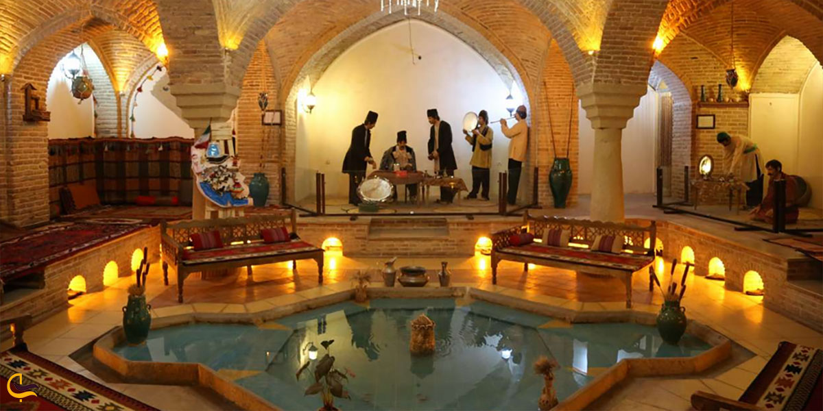 عس موزه حمام قلعه از موزه های همدان