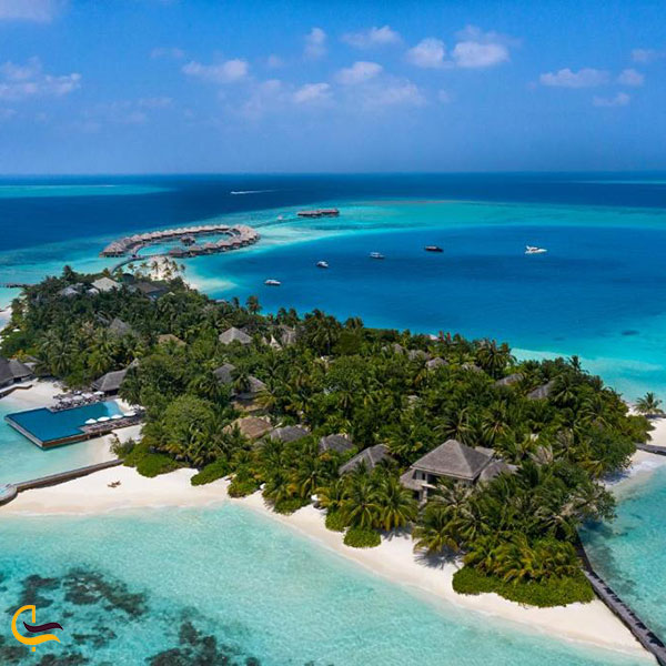 جزیره هووان فوشی (Huvafen Fushi) یکی از جاهای دیدنی مالدیو