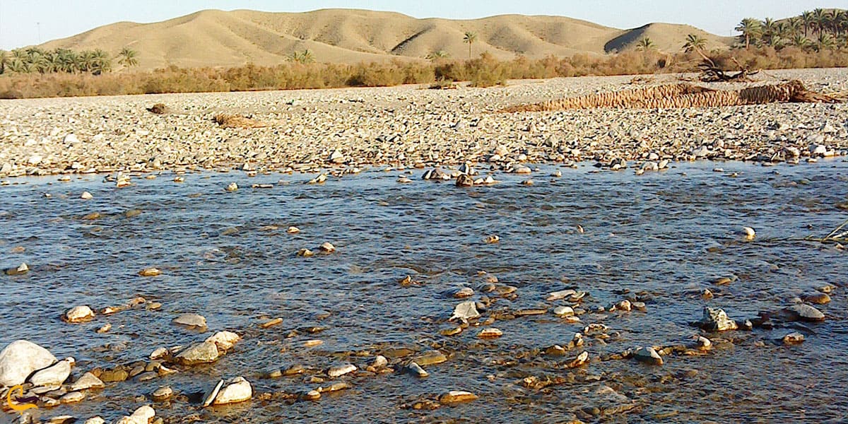 رودخانه دامن ایرانشهر یکی از جاهای دیدنی اطراف زاهدان