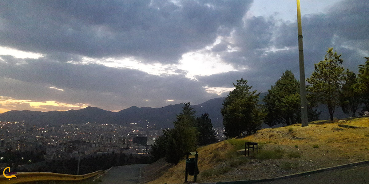 موقعیت پارک جنگلی لویزان